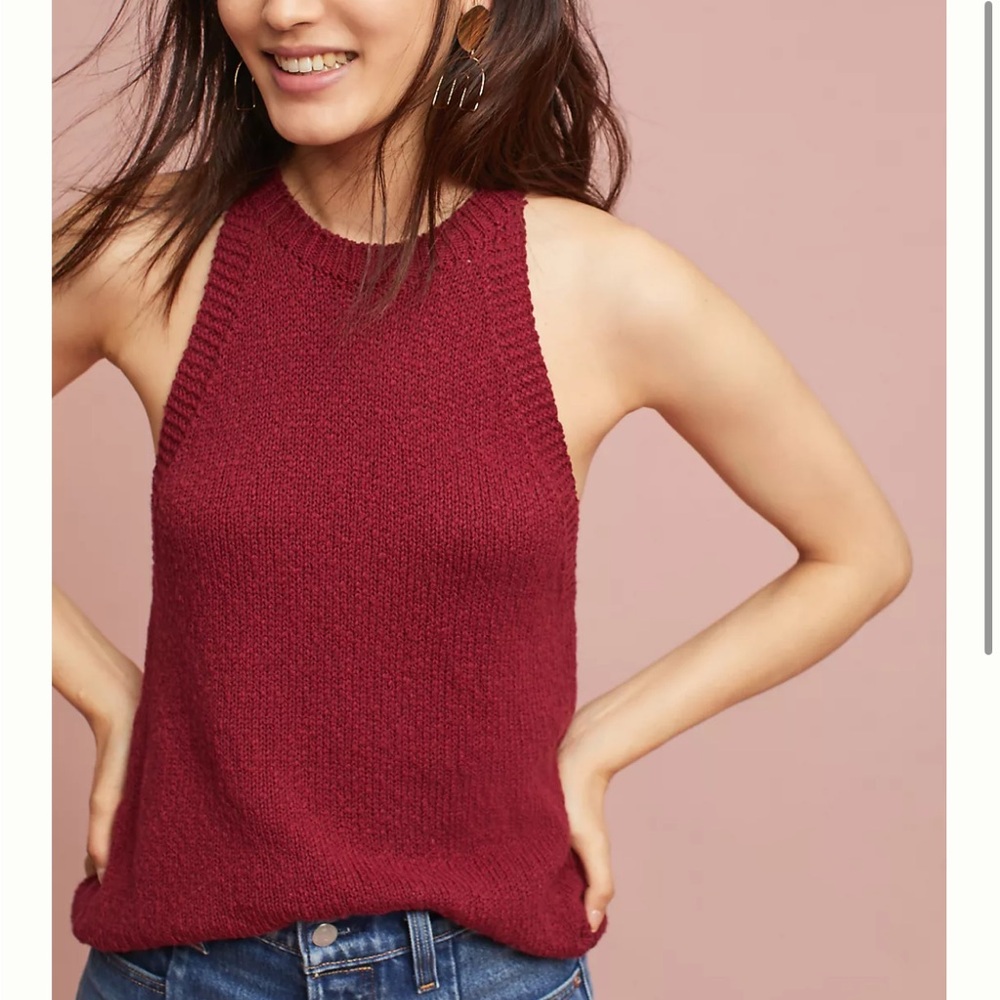 Anthropologie Sweater Tank